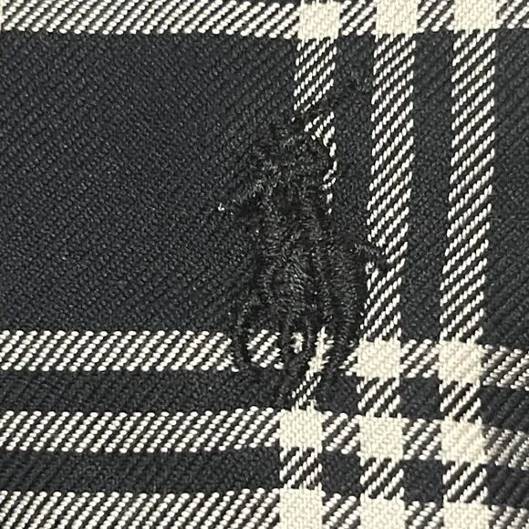 Ralph Lauren NWOT Black and White Plaid Cotton Shirt SZ XL - Picture 4 of 10